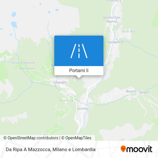 Mappa Da Ripa A Mazzocca