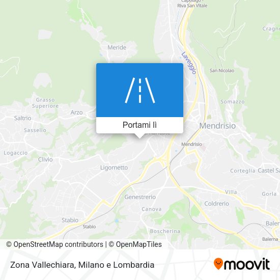 Mappa Zona Vallechiara