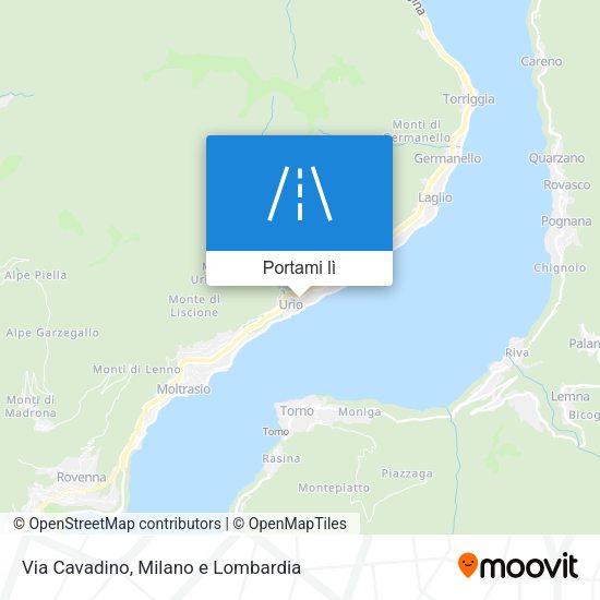 Mappa Via Cavadino