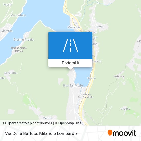 Mappa Via Della Battuta