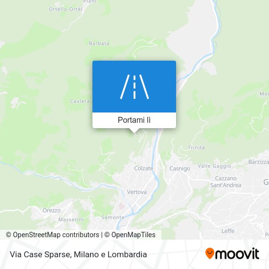 Mappa Via Case Sparse