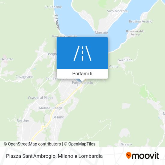 Mappa Piazza Sant'Ambrogio