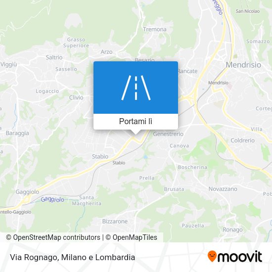 Mappa Via Rognago