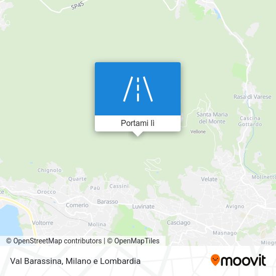 Mappa Val Barassina