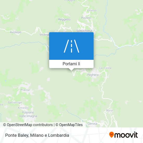 Mappa Ponte Baley