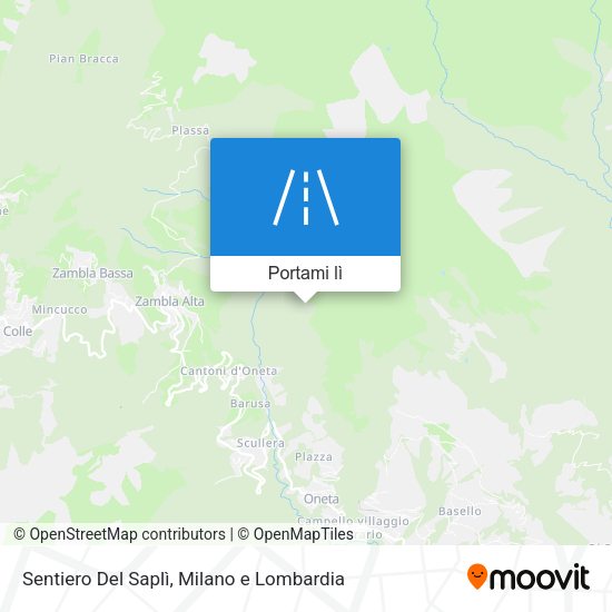 Mappa Sentiero Del Saplì