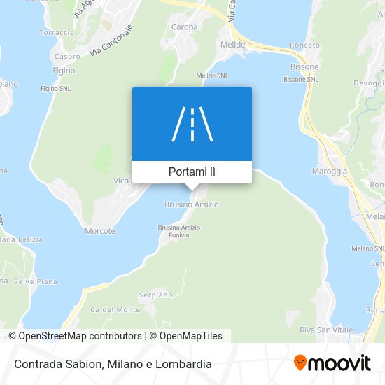 Mappa Contrada Sabion
