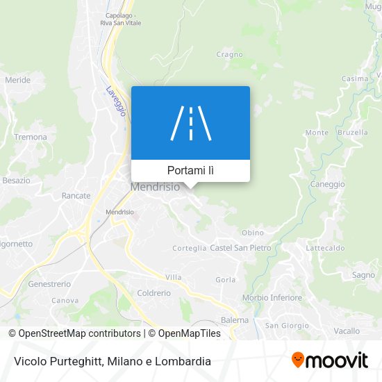 Mappa Vicolo Purteghitt
