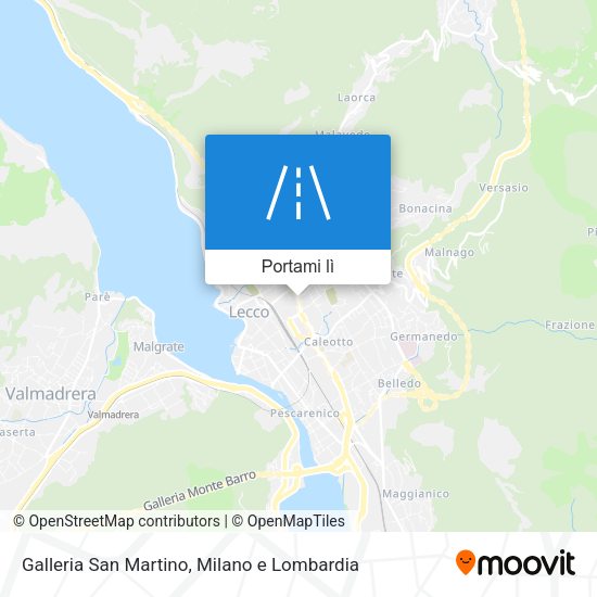Mappa Galleria San Martino