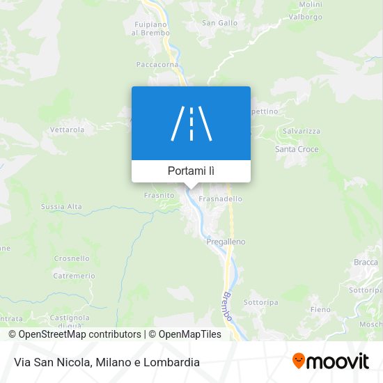 Mappa Via San Nicola