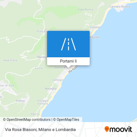 Mappa Via Rosa Biasoni