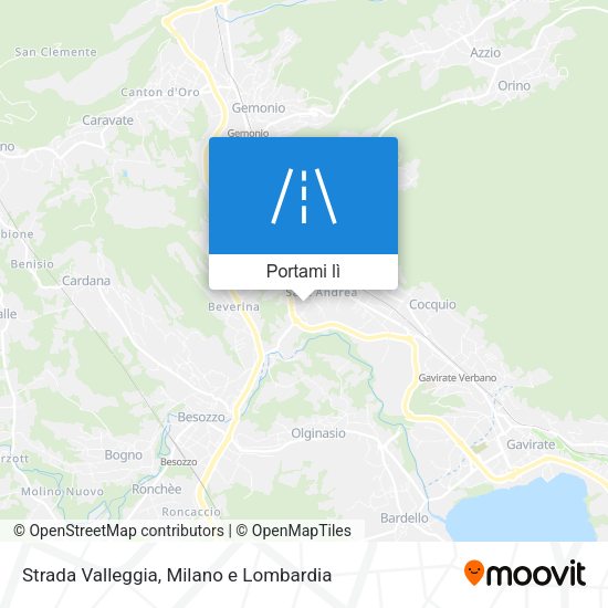 Mappa Strada Valleggia