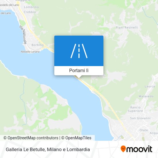 Mappa Galleria Le Betulle