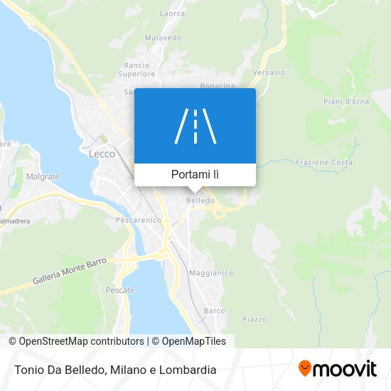 Mappa Tonio Da Belledo
