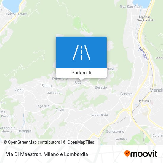 Mappa Via Di Maestran