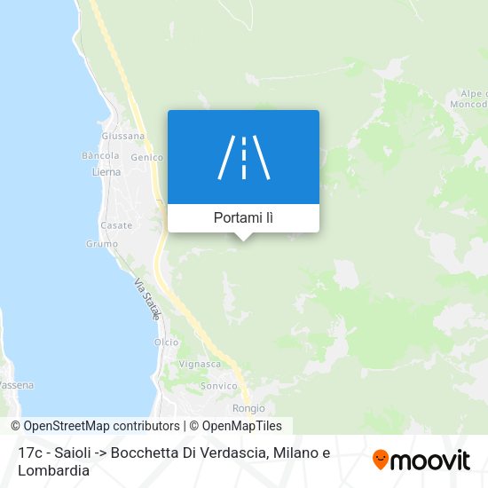 Mappa 17c - Saioli -> Bocchetta Di Verdascia