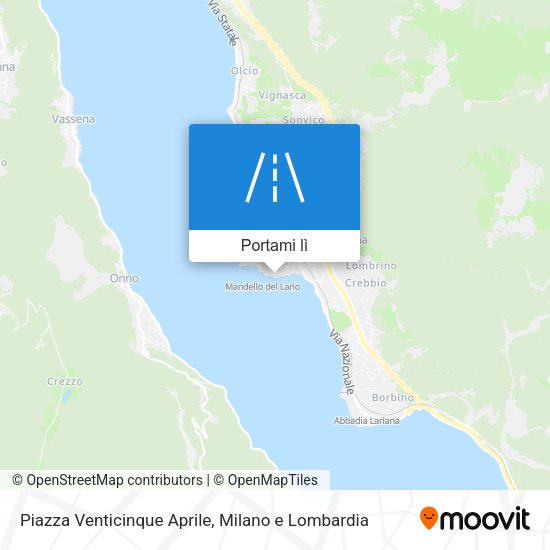 Mappa Piazza Venticinque Aprile