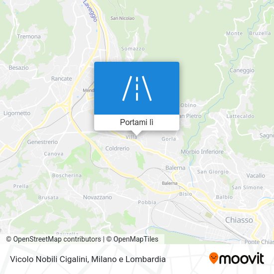 Mappa Vicolo Nobili Cigalini
