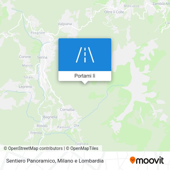 Mappa Sentiero Panoramico