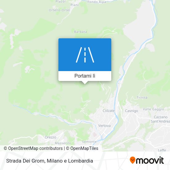 Mappa Strada Dei Grom