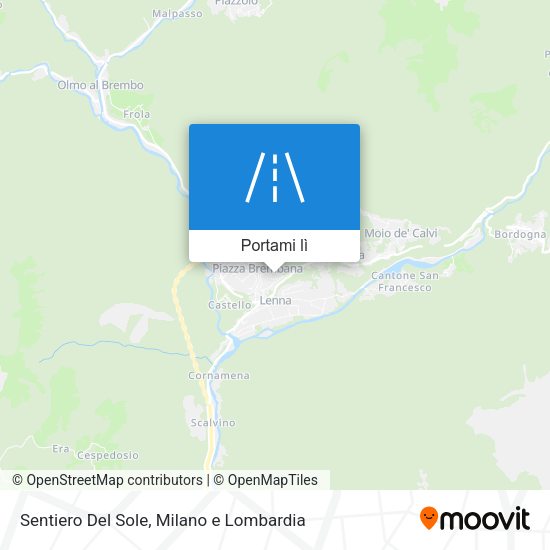 Mappa Sentiero Del Sole