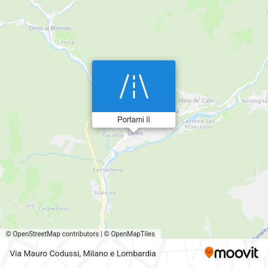 Mappa Via Mauro Codussi