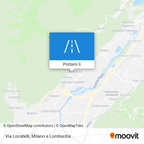 Mappa Via Locatelli