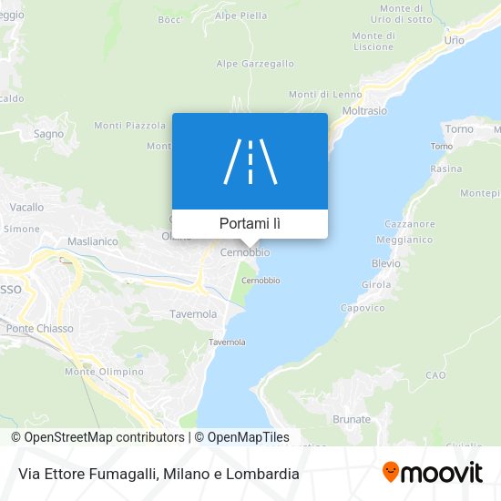 Mappa Via Ettore Fumagalli