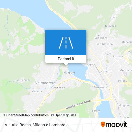 Mappa Via Alla Rocca
