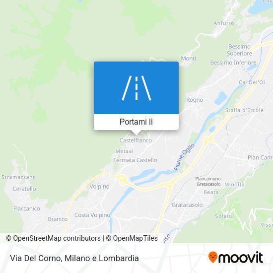 Mappa Via Del Corno