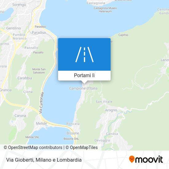 Mappa Via Gioberti