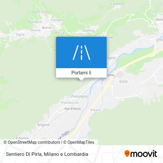 Mappa Sentiero Di Pirla