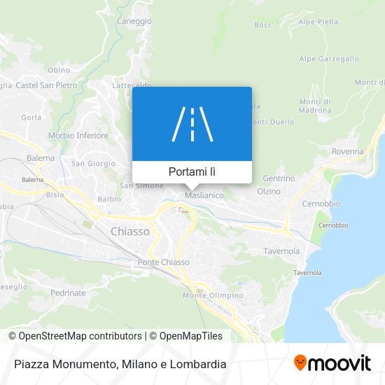 Mappa Piazza Monumento