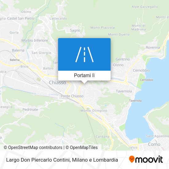 Mappa Largo Don Piercarlo Contini
