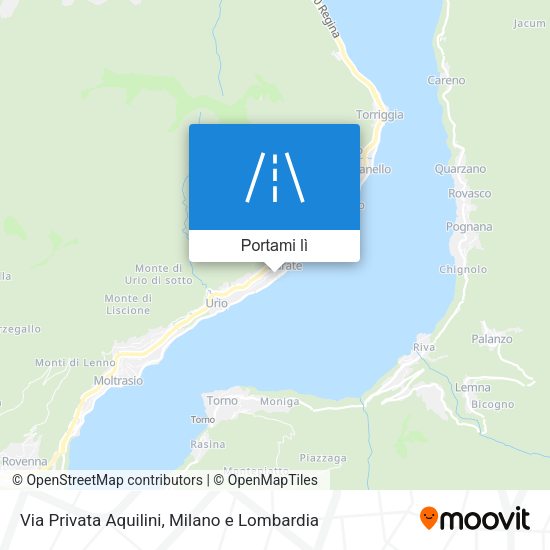 Mappa Via Privata Aquilini
