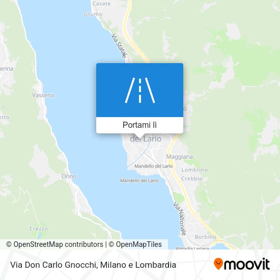Mappa Via Don Carlo Gnocchi