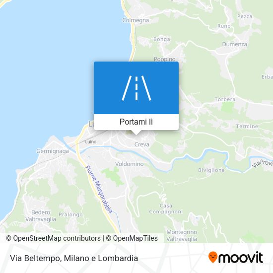 Mappa Via Beltempo