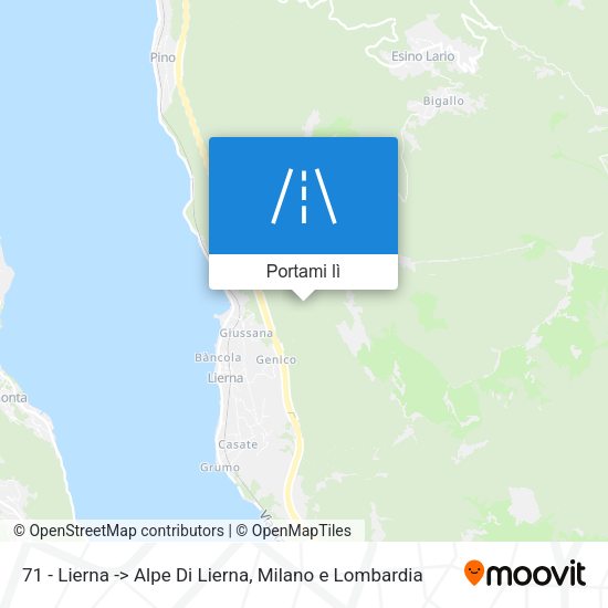 Mappa 71 - Lierna -> Alpe Di Lierna