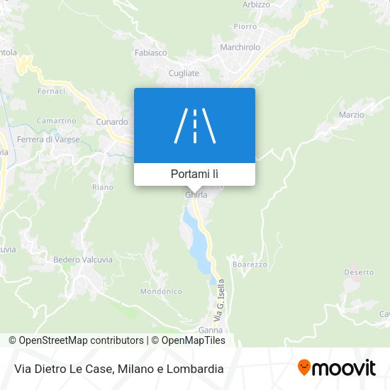 Mappa Via Dietro Le Case
