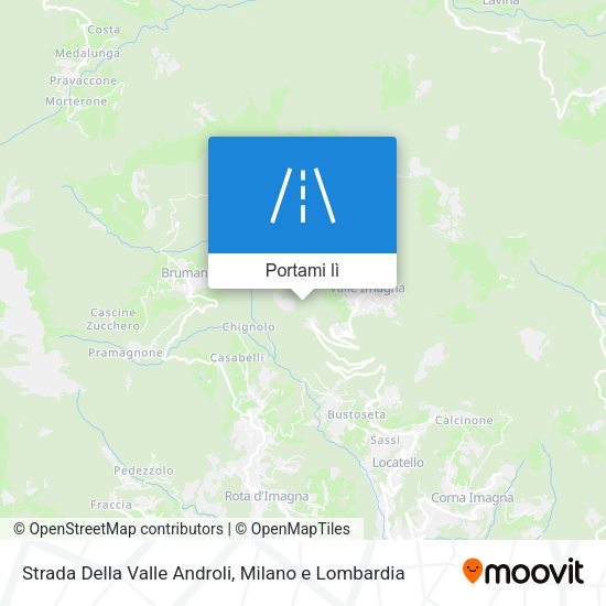 Mappa Strada Della Valle Androli