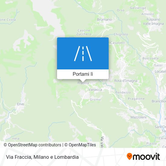 Mappa Via Fraccia