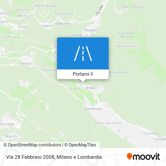 Mappa Via 28 Febbraio 2008
