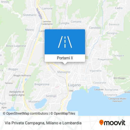 Mappa Via Privata Campagna