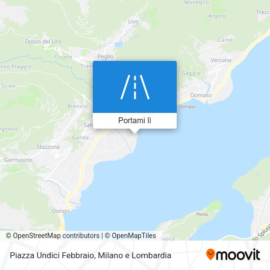 Mappa Piazza Undici Febbraio