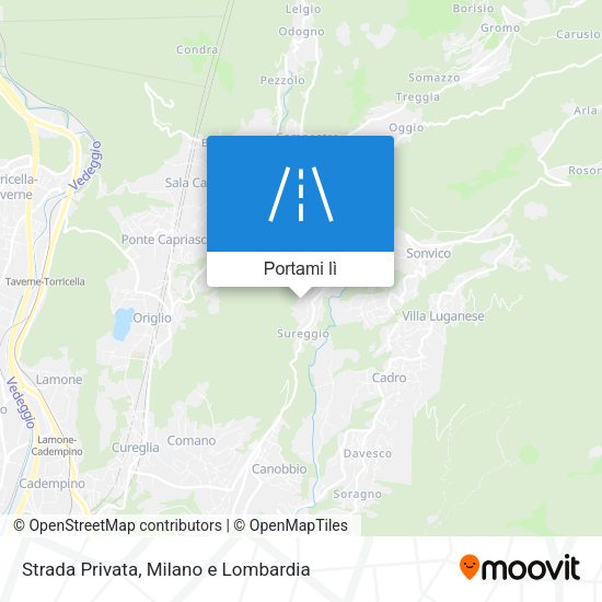 Mappa Strada Privata