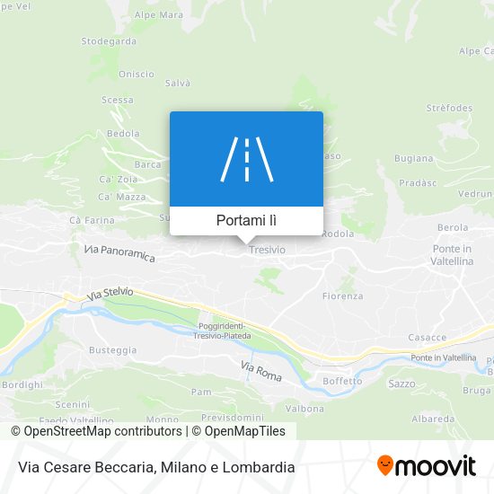 Mappa Via Cesare Beccaria