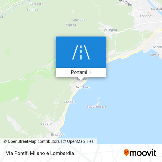 Mappa Via Pontif
