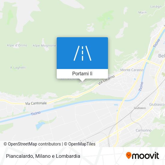 Mappa Piancalardo
