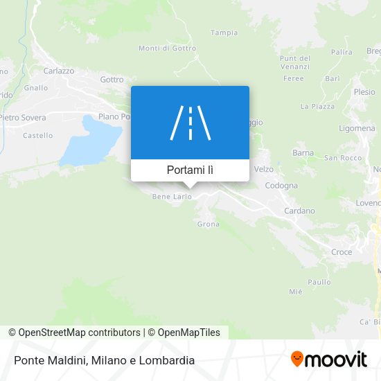 Mappa Ponte Maldini