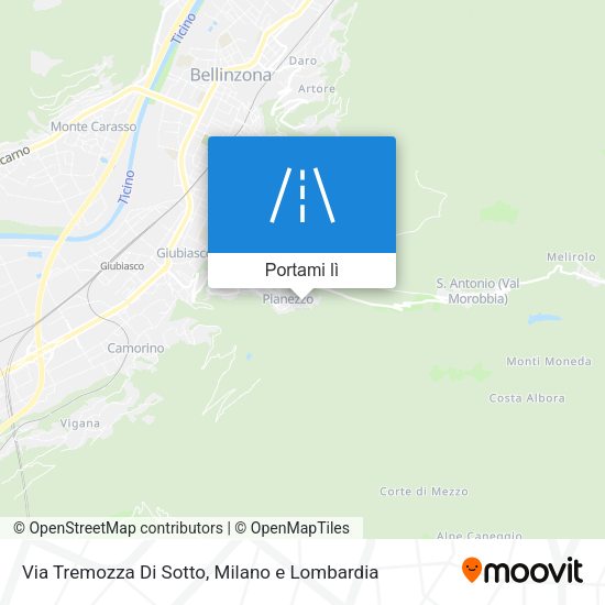 Mappa Via Tremozza Di Sotto